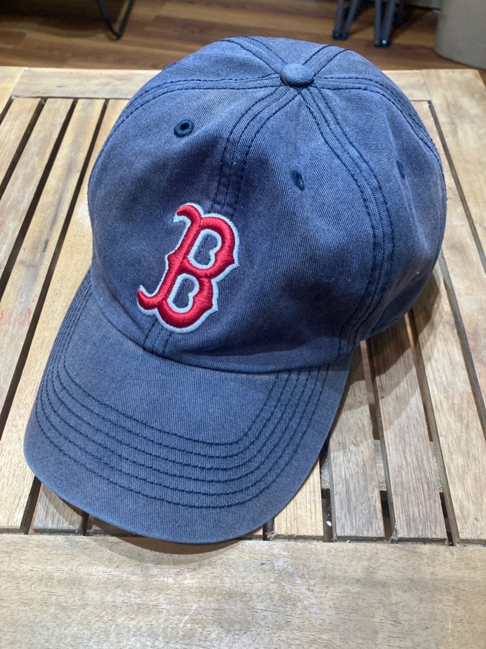 Boston Red Sox '47 Brand Franchise Fitted Hat Medium Navy Fenway Park MLB faded